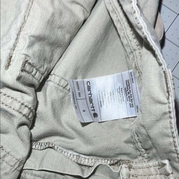 Carhartt Tan Cargo Shorts Classic Design - Picture 3 of 5